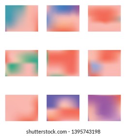 Futuristic work of art performed by simple techniques. Vector illustration concept. Trendy splash and spreading spot. Pink graphic samples of futuristic artwork.