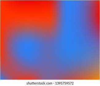 Futuristic work of art performed by simple techniques. Vector illustration cover. Trendy splash and spreading spot. Blue graphic samples of futuristic artwork.
