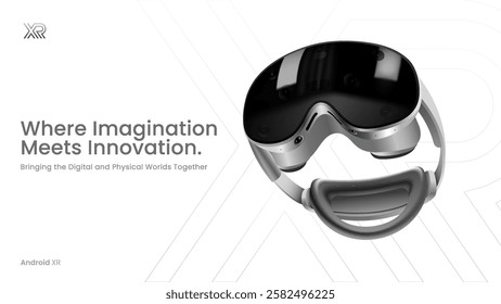 Futuristic XR Device – Next-Gen Virtual and Augmented Reality Headset for Immersive Experiences