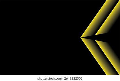 Futuristic Yellow and Black Abstract Background Vector Design