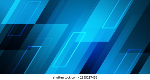 Fututistic Background with blue shape light