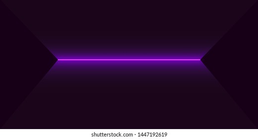 Fututristic background design with a  neon purple light for banners and posters