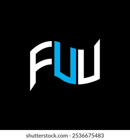 FUU Logo Design, FUU einfache und moderne Logo. FUU luxuriöses Alphabet Design  