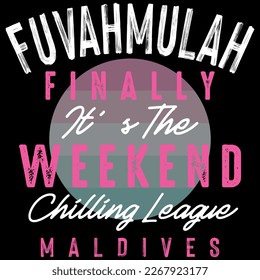 Fuvahmulah Beach of Maldives Island Chilling League Finally is the weekend. College Varsity Style. Spring Summer.