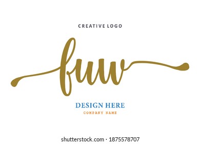 FUW lettering logo is simple, easy to understand and authoritative