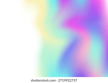 Fuzz Texture. Pastel Cover. Abstract Background. Fantasy Fluid. Neon Creative Illustration. Metal Design. Pink Blur Background. Iridescent Gradient. Blue Fuzz Texture