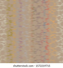 Fuzzy blurry animal print ombre gradient design in desert beige colors. Seamless repeat vector pattern swatch for fashion or home decor.