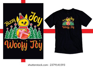 Fuzzy joy, woofy toy Shirt, Christmas Dog, dog mom, Dog Lover Shirt, Dog Owner Christmas Gift, Christmas Puppy Shirt, Xmas Shirt