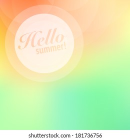 fuzzy unfocused vector summertime advertisement summertime texture colourful spring conceptual multicolor new fashionable empty glow velvet hazy fancy lighting art decorative drip letterhead understan