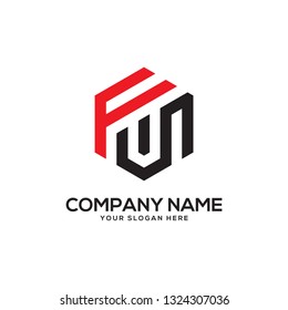 FV initial letter logo vector,It is good for your business company, corporate