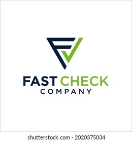 FV letter logo design vector