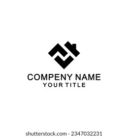 fv letter vector logo abstract