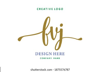 FV lettering logo is simple, easy to understand and authoritative