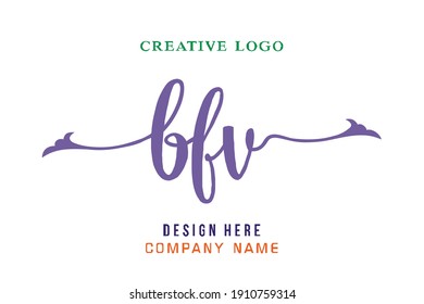 FV lettering logo is simple, easy to understand and authoritative