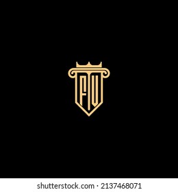 FV line concept logo in high quality professional design that will be best for companies related to real estate