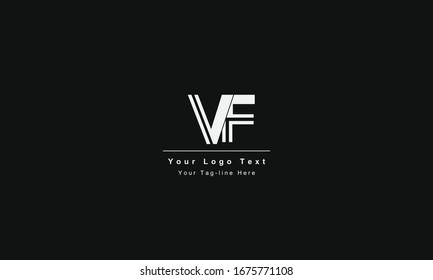 FV or VF letter logo. Unique attractive creative modern initial FV VF F V initial based letter icon logo