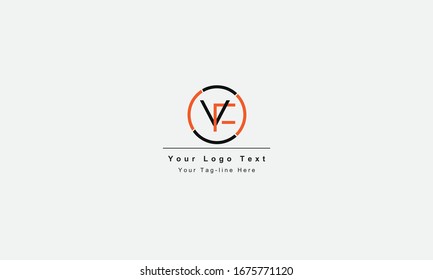 FV or VF letter logo. Unique attractive creative modern initial FV VF F V initial based letter icon logo