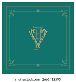 FV, VF, logo FV, Letter FV,  Monogram FV,Logo for Wedding , monogram for Wedding , Wedding Monogram, Wedding Logo, Logo Design , Monogram Vintage