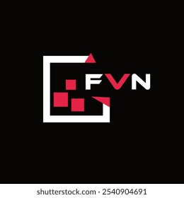 FVN creative minimalist letter logo. FVN unique vector initials alphabet letter logo design 
