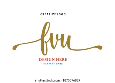 FVU lettering logo is simple, easy to understand and authoritative