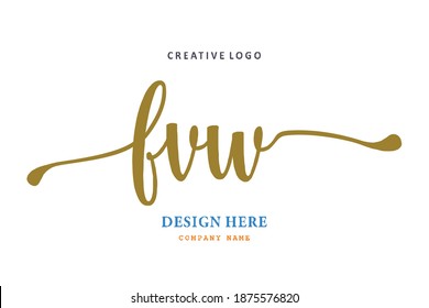 FVW lettering logo is simple, easy to understand and authoritative