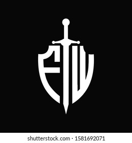 FW logo with shield shape and sword