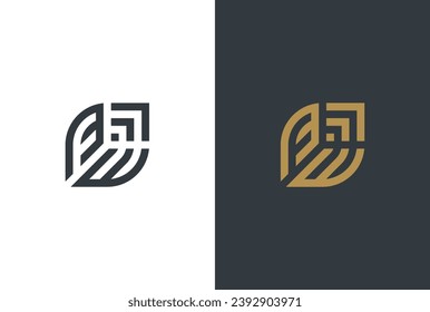 FW modern initial letter logo design vector. It will be suitable for which company or brand name start those initial.