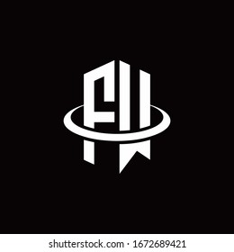 FW monogram logo in a hexagon style and surrounded by a ring