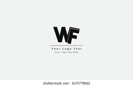 FW or WF letter logo. Unique attractive creative modern initial FW WF F W initial based letter icon logo