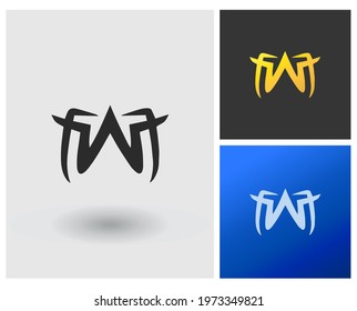 FWF or W letter monogram logo