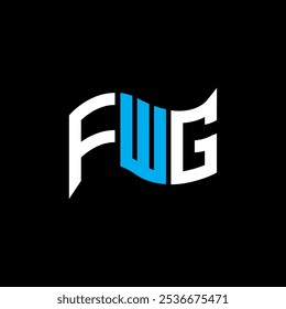 Diseño del logotipo de FWG, logotipo simple y moderno de FWG. Diseño de alfabeto de lujo FWG  