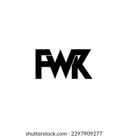 fwk initial letter monogram logo design