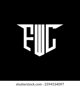 FWL letter logo design with white background in illustrator, vector logo modern alphabet font overlap style, calligraphy designs for logo, Poster, Invitation, etc.