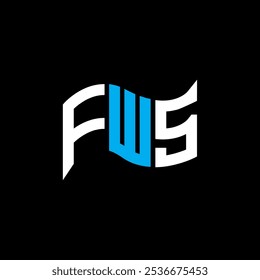 FWS logo design, FWS simple and modern logo. FWS luxurious alphabet design  