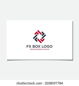FX-LETTER-BOX-LOGO-DESIGN