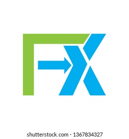 fx letter logo