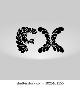FX Logo, Decorative, Romantic