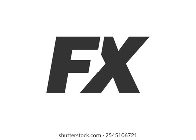 FX Techno Editable Font Logo For Corporate Branding. Bold, Futuristic Design With Unique Typographic Ideas. Minimal Custom Type And Dynamic Letter Variations For Promotion, Printing, And Book Titles