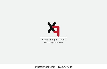 Logo de letras FX o XF. Atractivo y atractivo logotipo inicial de letra inicial FX XF F X X