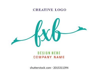 El logotipo del grabado FXB es sencillo, fácil de entender y autoritario