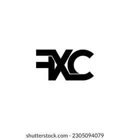 fxc initial letter monogram logo design