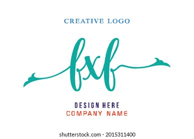 El logotipo del grabado FXF es sencillo, fácil de entender y autorizado