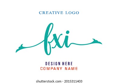FXI lettering logo is simple, easy to understand and authoritative