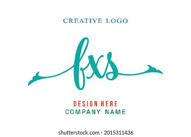 FXS lettering logo is simple, easy to understand and authoritative