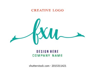 FXU lettering logo is simple, easy to understand and authoritative