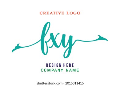 FXY lettering logo is simple, easy to understand and authoritative