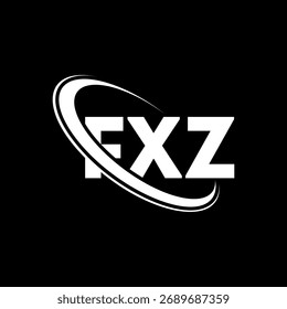 FXZ logo. FXZ letter. FXZ letter logo design. Initials FXZ logo linked with circle and uppercase monogram logo. FXZ-typography for technology, business and real estate brand.