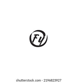 FY brush concept in high quality professional design that will print well across any print media