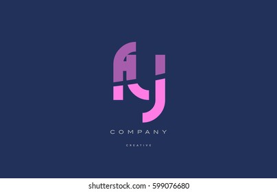 fy f y  pink blue pastel modern abstract alphabet company logo design vector icon template 