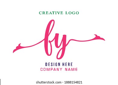 FY lettering logo is simple, easy to understand and authoritative